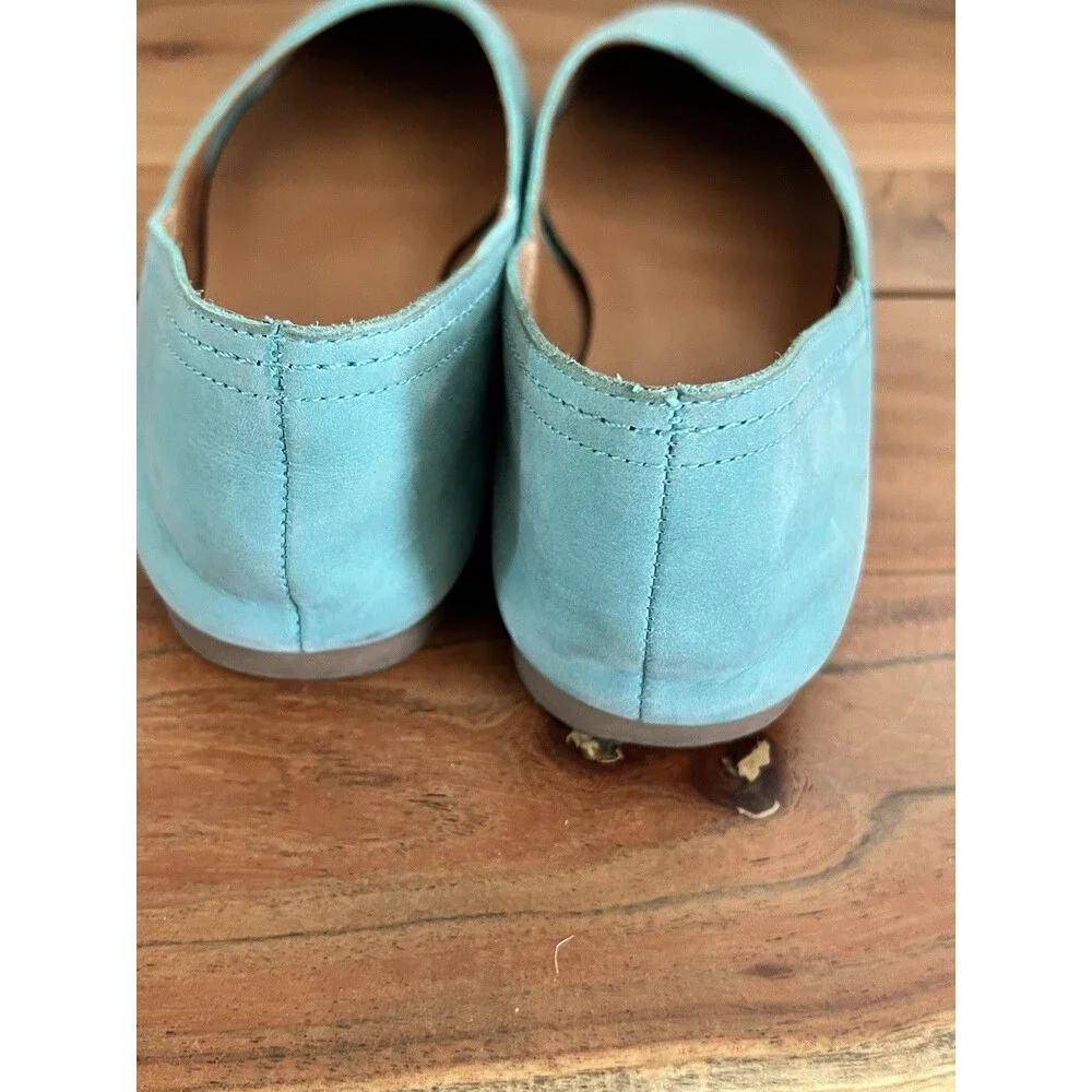 Lucky Brand Alba Ballet Flats Women's Light Blue /aqua Slip On Size 7